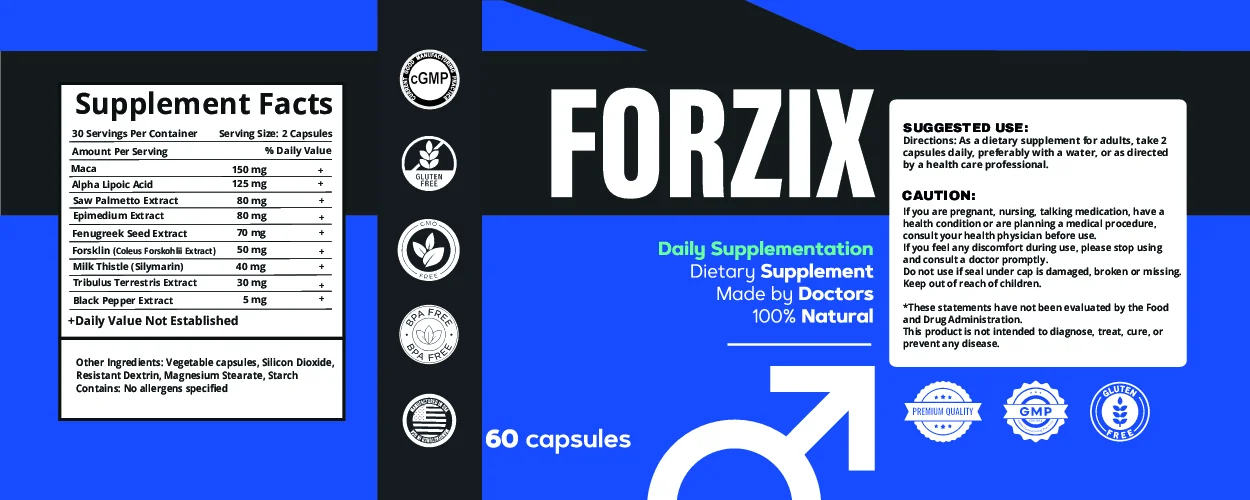 Forzix Product Label